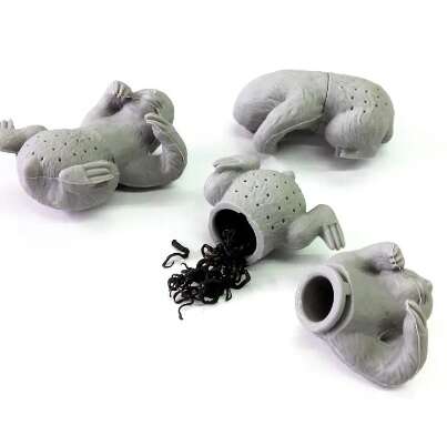 ЧАЙНИК SLOTY SILICONE, СЕРЫЙ ЦВЕТ