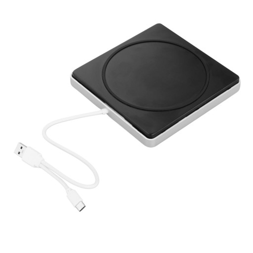 Плеер Внешний записывающий DVD-диск Разъем USB C типа C, черный