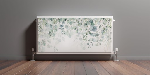 MATA MAGNETYCZNA NA GRZEJNIK MAGNES LIŚCIE EUKALIPTUSA NATURA 90x60