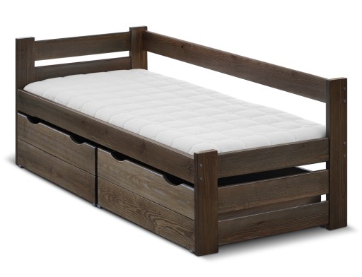 Высокая кровать VINCI 80x160, ящики +150кг