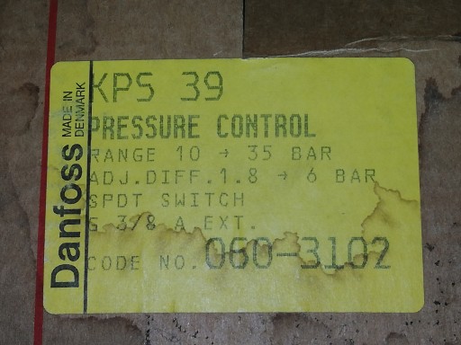 Presostat Danfoss KPS 39