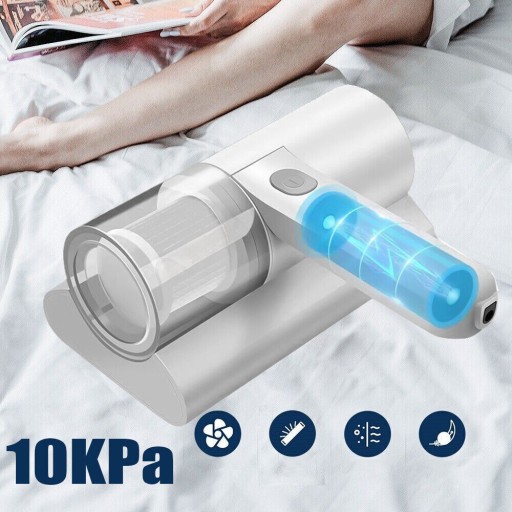 BEZPRZEWODOWY RĘCZNY ODKURZACZ DO MATERACY UV DO USUWANIA ROZTOCZY, 1200MAH