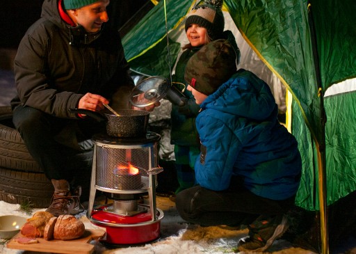Керосиновый радиатор, масляная лампа, печка.