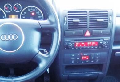 Audi A2 1999-2005 Маскирующие рамки магнитолы 1DIN 61340