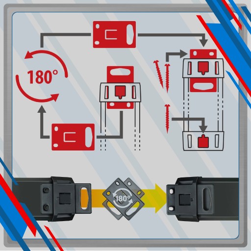 УДЛИНИТЕЛЬ ПИТАНИЯ 4 РАЗЪЕМА 2xUSB 1,8M