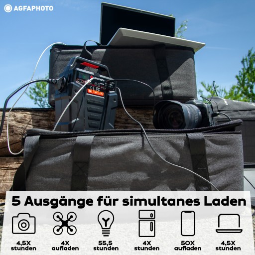 Электростанция Powerbank AGFA 300PRO 150 Вт 278 Втч