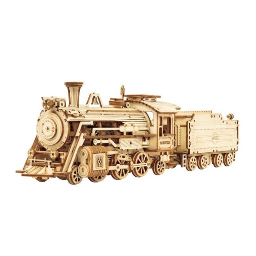 Деревянный механический 3D-пазл Prime Steam Express