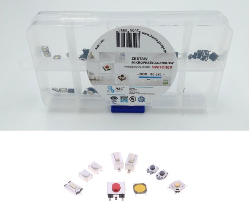 ZESTAW NAPRAWCZY MINI KLUCZY PILOTÓW Micro-Switch