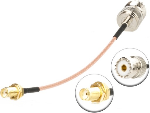 KABEL PRZEWÓD RG-316 UC1 SMA UC1-F / SMA-F 30cm