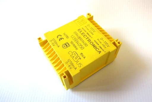 Литой трансформатор HR 15ВА 230ВAC 2x6В 70C