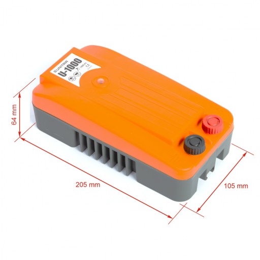 Pastuch elektryczny Zestaw z elektryzatorem Unitra U-1000 na konie psy Z-3
