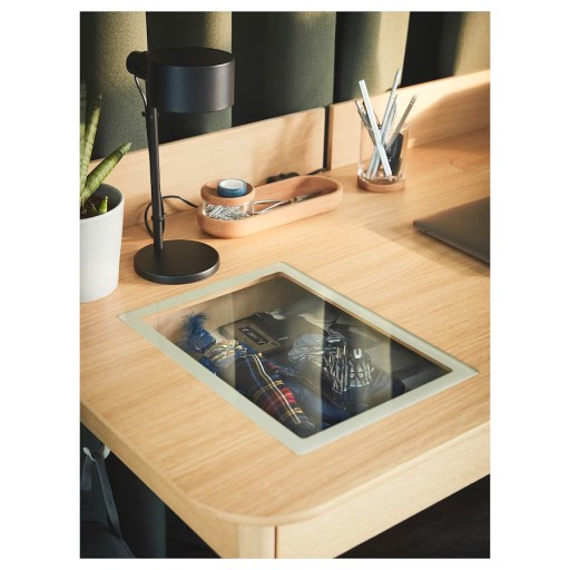 IKEA RIDSPO Biurko dąb 140x70 cm