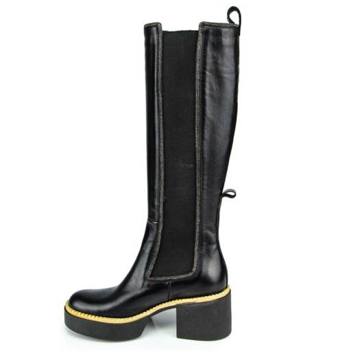 CARINII B7903 TRAPERS WORKERS, ЧЕРНАЯ КОЖА 38