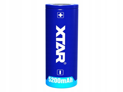 XTAR 26650 520PCM 5200 мАч литий-ионный защищенный аккумулятор 3,7 В 7 А