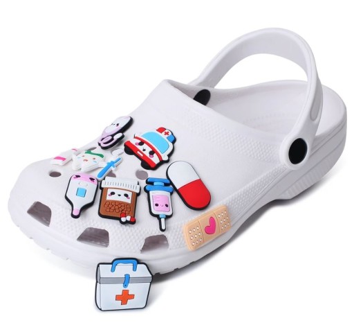 ПУГОВИНКИ ДЛЯ ОБУВИ украшения типа CROCS КРОКС медицинские 6 шт.
