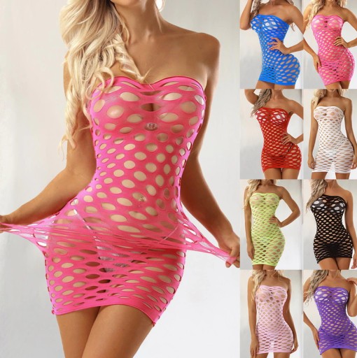 SEKSOWNE BODY EROTYCZNE BIELIZNA DAMSKA EROTYCZNA RÓŻOWA TUBA S M L XL