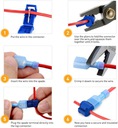 120 шт. БЫСТРОРАЗЪЕМНЫЙ РАЗЪЕМ T-TAP КАБЕЛЬ