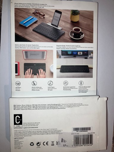Беспроводная клавиатура Logitech.
