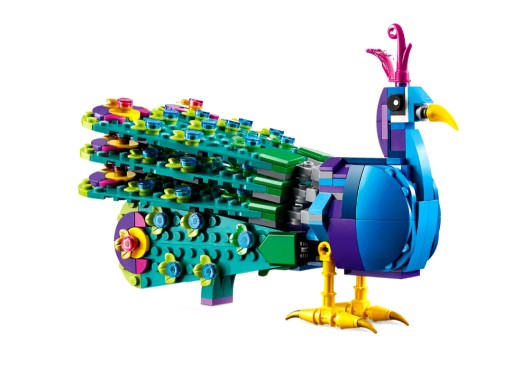 LEGO 31157 Egzotyczny paw Creator 3 w 1 motyl ważka