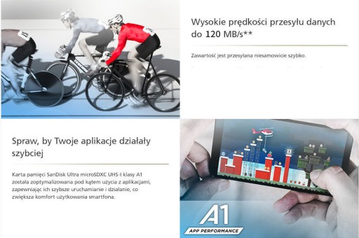 Адаптер для карт памяти microSD Sandisk ULTRA 128 ГБ, 120 МБ/с