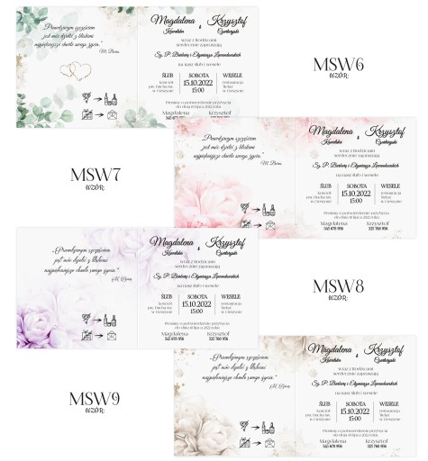 СВАДЕБНЫЕ ПРИГЛАШЕНИЯ ДЛЯ GLAMOUR GOLD WEDDING MS