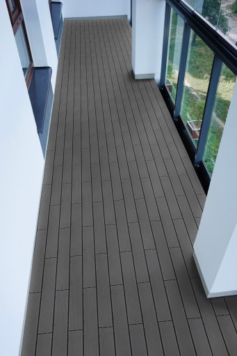 GUMI Composite Parkiet Balkonowy BOX C5 Szary (4 szt. desek)