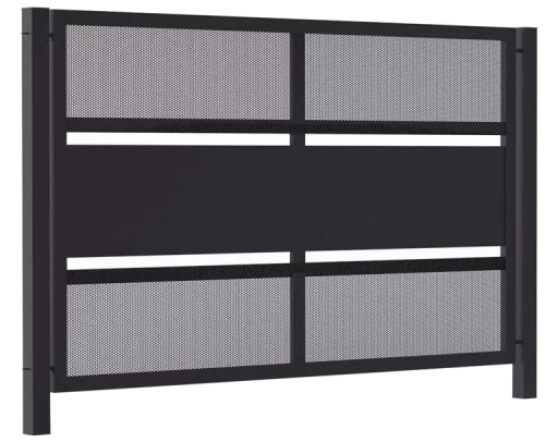 Brama Wjazdowa Dwuskrzydłowa INCOGNITO BR.18.2.2 Ocynk + RAL 120x400 cm