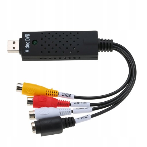 ГРАББЕР ВИДЕО USB КОПИРОВАНИЕ С VHS КАССЕТ КАМЕР ПК EASY CAP