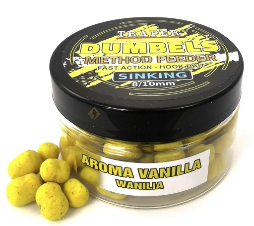Traper Dumbels Tonące Method Feeder Wanilia