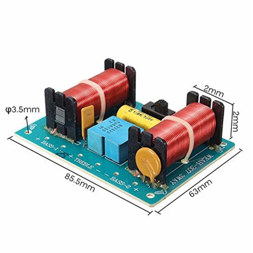 -4X Way Crossover Frequency Divider Bass
