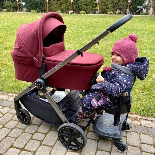 DOSTAWKA DO WÓZKA X RIDER koła LED pasy + PODUSZKA CZARNO ZŁOTA ABSTRAKCJA
