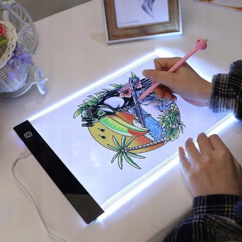 ГРАФИЧЕСКИЙ ПЛАНШЕТ Crafts & Co XL со светодиодной подсветкой Brightpad + НАУШНИКИ CAT БЕСПЛАТНО!