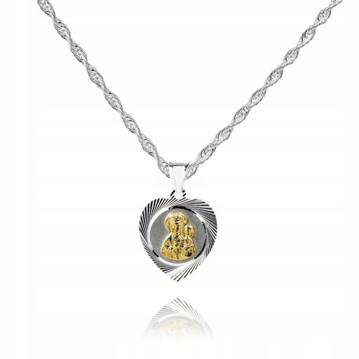 ! 925 Серебряная католическая медаль 925 1,93 г 2,5 см M9