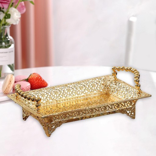 Golden Fruit Tray Поднос для вечеринок 41х25см