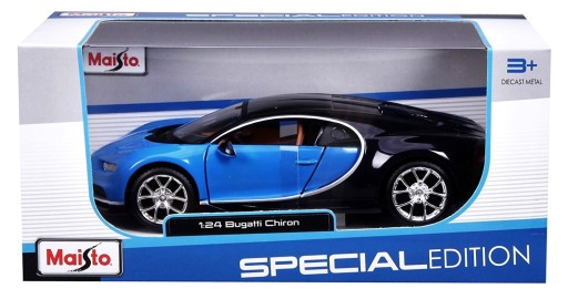 MAISTO Bugatti Chiron Blue 1/24 модель 31514