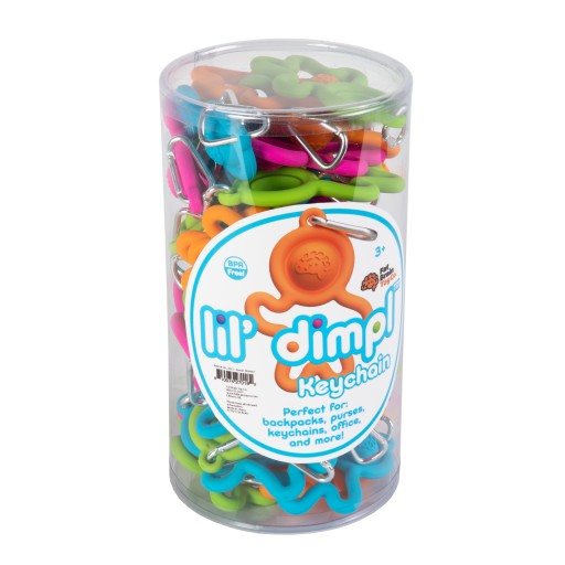 Брелок Bubbles Dimpl Liliputek неоновый цвет FA349