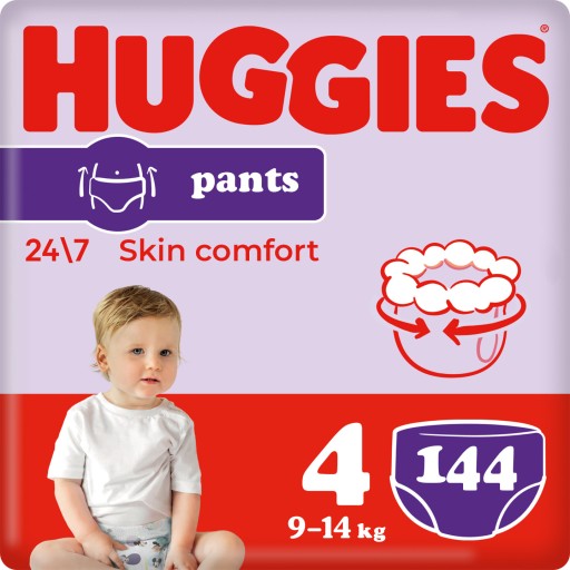 Подгузники HUGGIES Трусики 4 (9-14кг) 4х36 шт