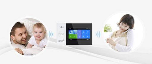 БЕСПРОВОДНАЯ СИГНАЛИЗАЦИЯ с ЖК-дисплеем 4,3 дюйма WiFi GSM SMS TUYA SMART НА ПОЛЬСКОМ ЯЗЫКЕ