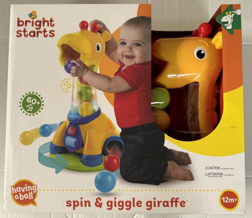 Интерактивный шар-фонтан Bright Starts Giraffe Spin & Giggle