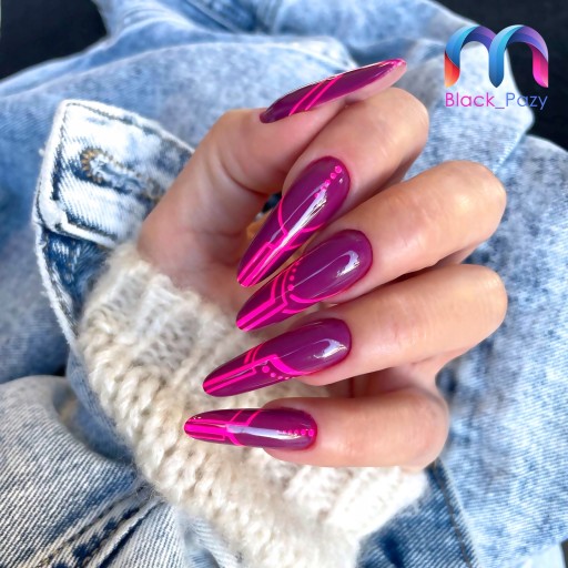 Гибридный лак MaluLac VIVA MAGENTA #1055