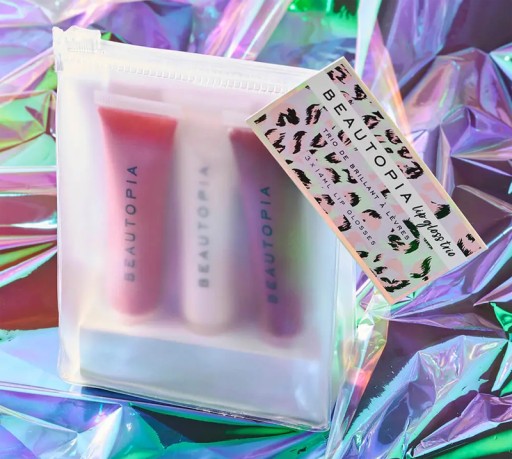 BEAUTOPIA Lip Gloss Нюдовая жидкая губная помада 3 шт.