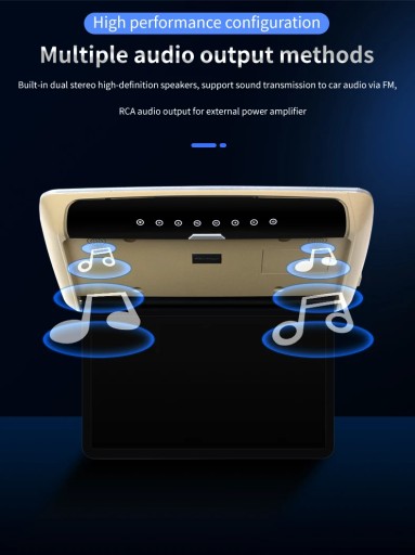 14-дюймовый автомобильный монитор Smart Digital TV Автомобильный потолочный дисплей MP5