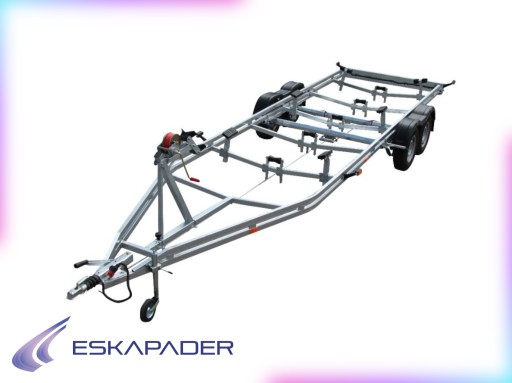 Przyczepa podłodziowa PP-2700 2-osiowa DMC 2700kg, ŁADOWNOŚĆ 2150 kg