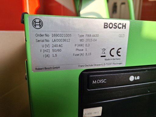 Радиобаза Bosch fwa 4430, емкость 23 геометрия колес, 15 лет схождения, производство