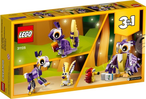 LEGO CREATOR Фантастические лесные существа 31125