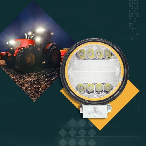 LAMPA ROBOCZA 24 LED COB halogen 72W 12-24V 20mm
