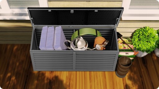 Terrace Garden Box 390 л — очень вместительный — СИДЕНИЕ до 200 кг