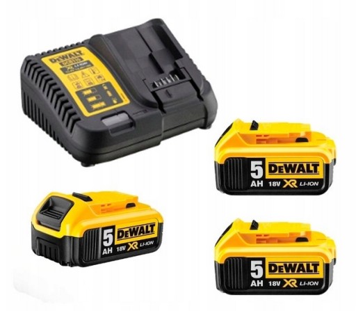 УГЛОВАЯ ШЛИФОВАЛЬНАЯ МАШИНА DEWALT 18V DCG405P3 3x5.0Ah