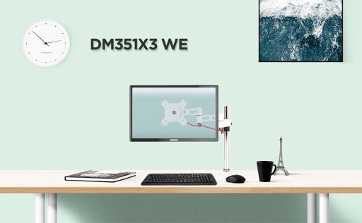 Duronic DM351X3 SR Silver держатель для монитора до 10 кг