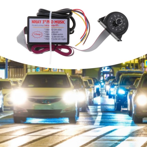 Kontroler klaksonów samochodowych V Głośnik elektryczny z rogami dla 12 przycisków pokrętła dźwięku